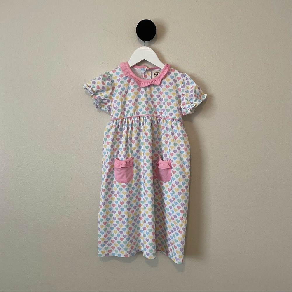 The Oaks Apparel Pastel Heart Dress Size 7